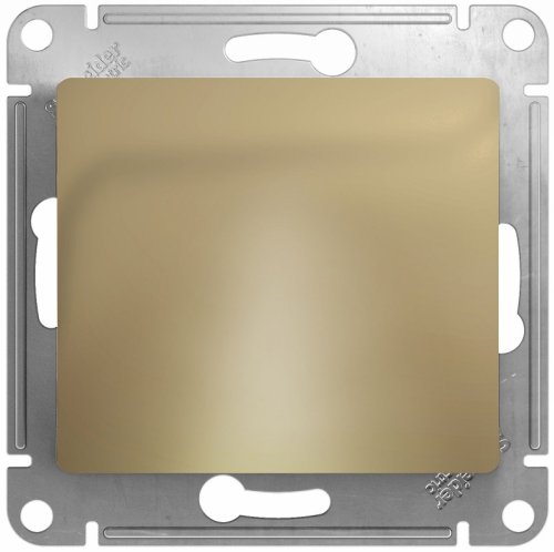 Вывод кабеля без рамки Systeme Electric Glossa титан картинка